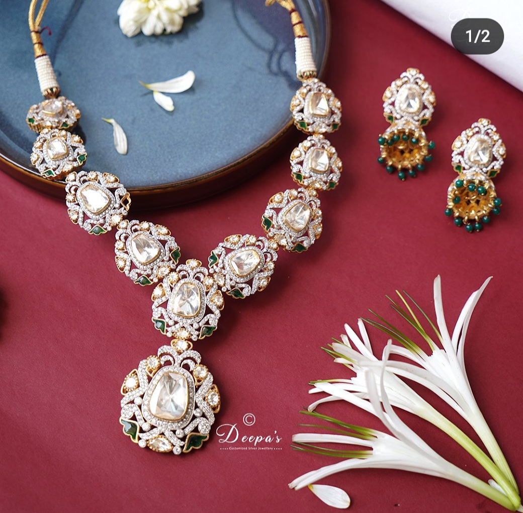 Deepa's Silver Jewellery Polki Rings